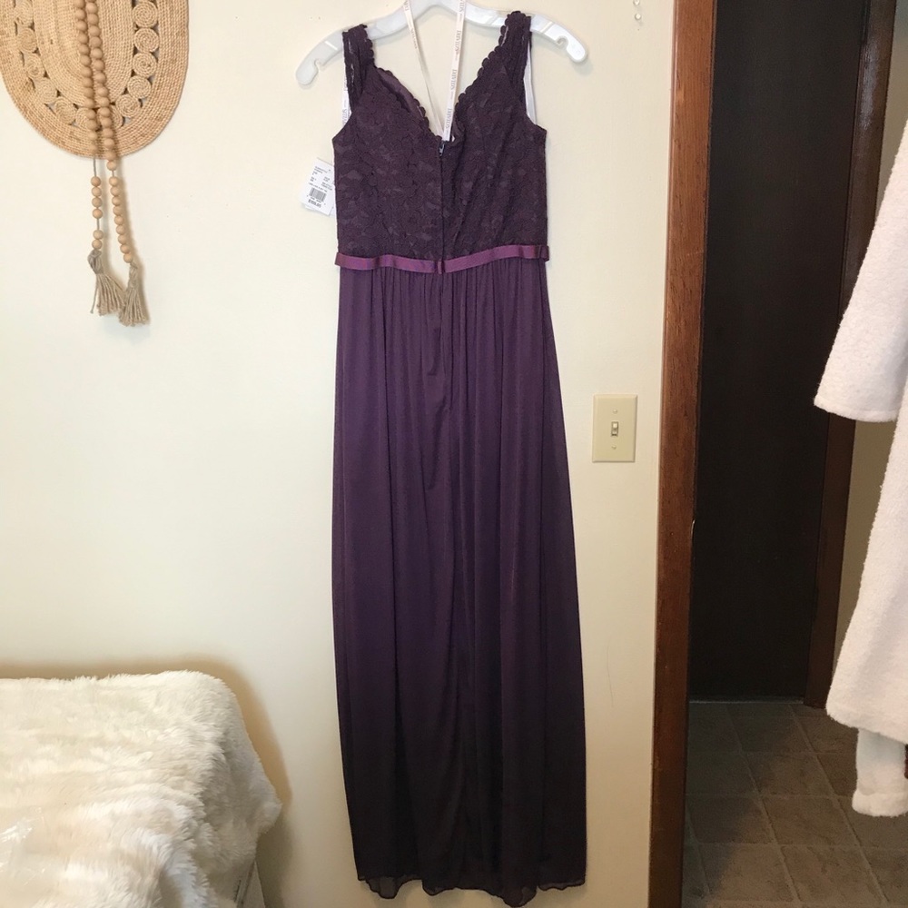 NWT David’s Bridal Lace Bridesmaid Dress Size 6 - Picture 14 of 16